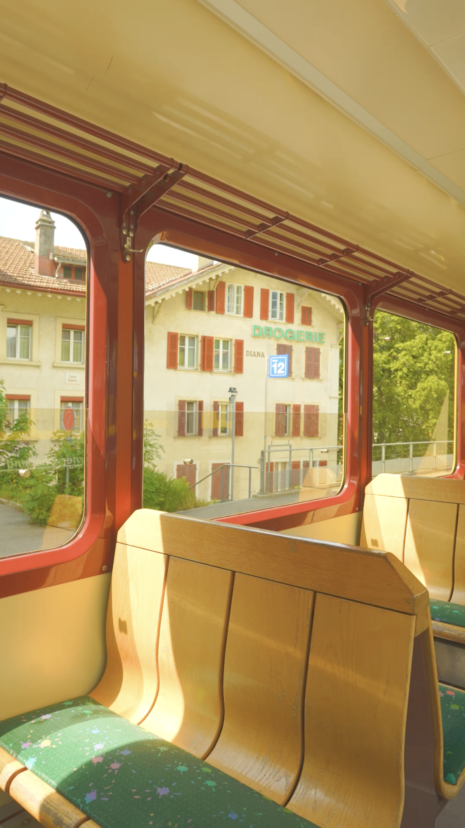 Train interior